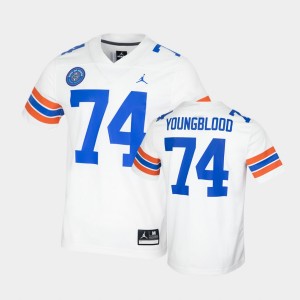 Men's Florida Gators Untouchable White Jack Youngblood #74 Ring of Honor Jersey 986386-474