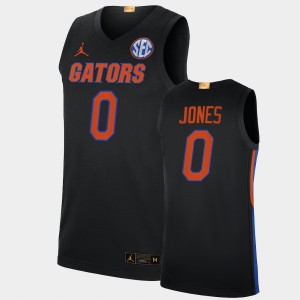 Men's Florida Gators Alumni Limited Black Myreon Jones #0 Elite Limited College Basketball Jersey 265933-275