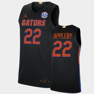 Men's Florida Gators Alumni Limited Black Tyree Appleby #22 Elite Limited College Basketball Jersey 696348-575
