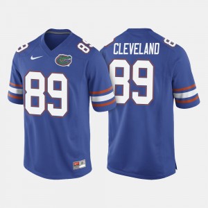 Men's Florida Gators College Football Royal Blue Tyrie Cleveland #89 Jersey 826551-930