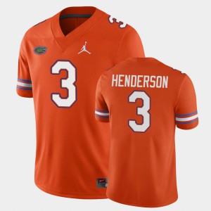 Men's Florida Gators Game Orange Xzavier Henderson #3 Jersey 841686-285
