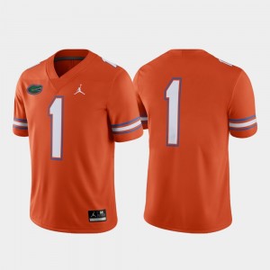 Men's Florida Gators Game Orange #1 Alternate Jordan Brand Jersey 586244-450