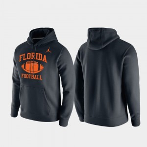 Men's Florida Gators Retro Football Black Club Fleece Hoodie 220220-184