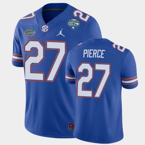 Men's Florida Gators 2020 Cotton Bowl Royal Dameon Pierce #27 Game Jersey 276071-169