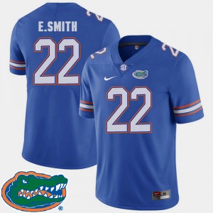 Men's Florida Gators College Football Royal E.Smith #22 2018 SEC Jersey 883408-775