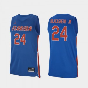 Men's Florida Gators Replica Royal Kerry Blackshear Jr. #24 College Basketball Jersey 708547-807