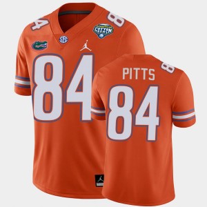 Men's Florida Gators 2020 Cotton Bowl Orange Kyle Pitts #84 College Football Jersey 574307-676