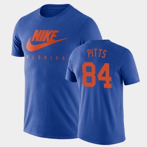 Men's Florida Gators Spring Break Futura Royal Kyle Pitts #84 Essential Futura T-Shirt 212657-541