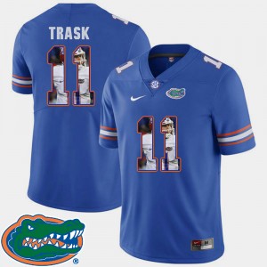 Men's Florida Gators Pictorial Fashion Royal Kyle Trask #11 Football Jersey 591148-846