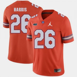 Men's Florida Gators Jordan Brand Orange Marcell Harris #26 Replica 2018 Game Jersey 533920-945
