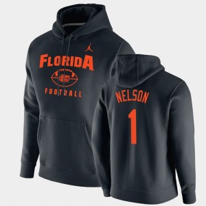 Men's Florida Gators Oopty Oop Black Reggie Nelson #1 Football Pullover Hoodie 982412-527