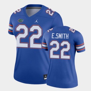 Women's Florida Gators College Football Royal Emmitt Smith #22 Legend Jersey 475717-568
