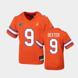 Youth Florida Gators Untouchable Orange Gervon Dexter #9 Football Jersey 368777-742