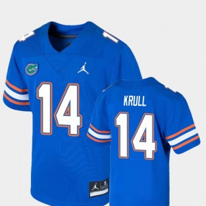 Youth Florida Gators Game Royal Lucas Krull #14 College Football Jordan Brand Jersey 510500-245