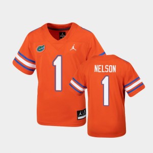 Youth Florida Gators Untouchable Orange Reggie Nelson #1 Football Jersey 403425-509
