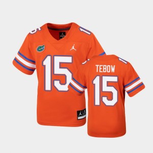 Youth Florida Gators Untouchable Orange Tim Tebow #15 Football Jersey 572305-187